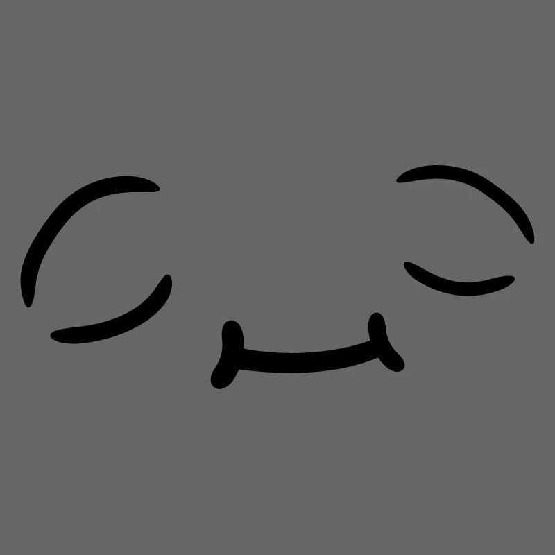 Conception de visage détendue