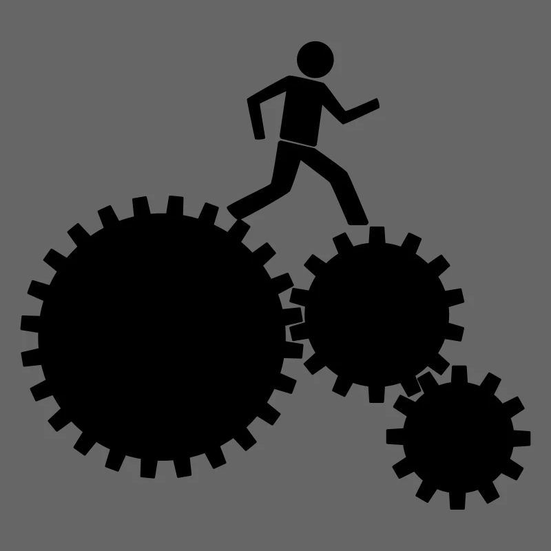 Workers in the clockwork!