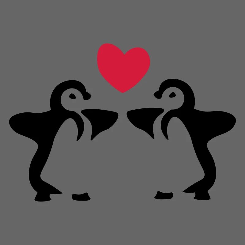 Pinguin Geschwister / Zwillinge / Geschenkidee