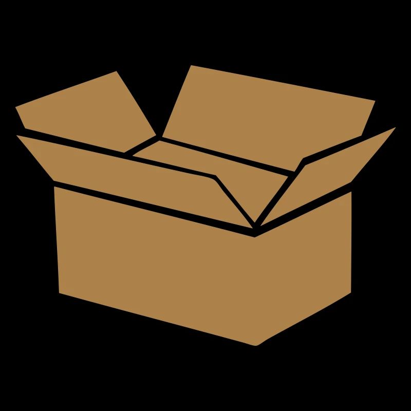 cardboard box drawing 0