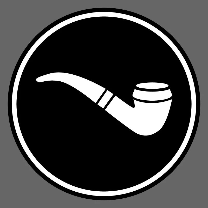 Smoking a pipe