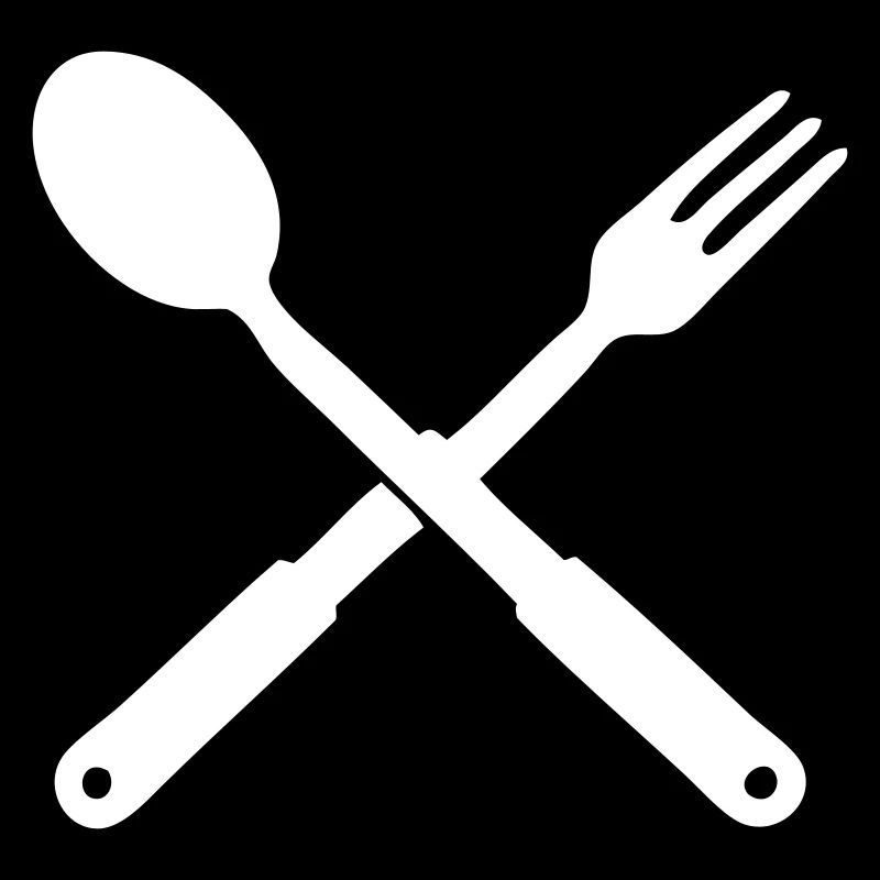 Cooking utensils fork and spoon
