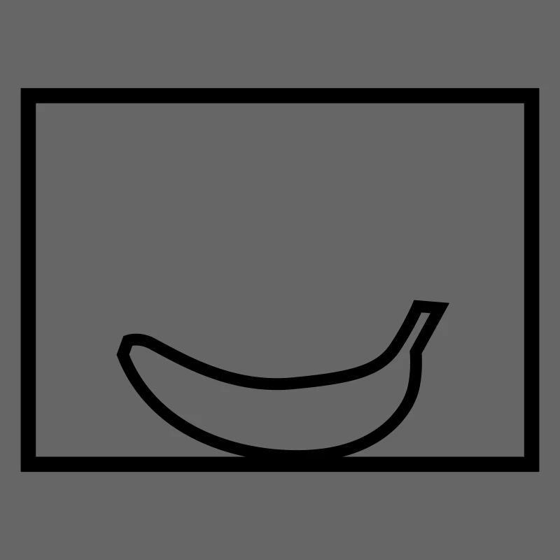 Illustrationsrahmen Banane