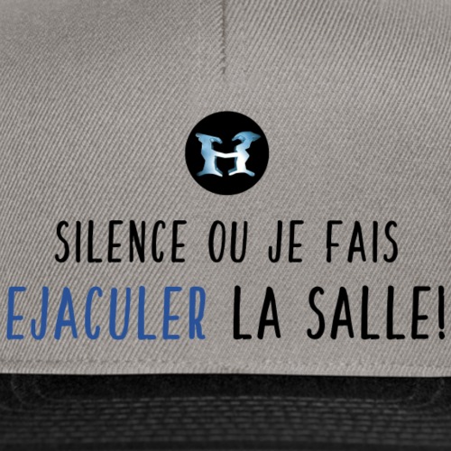 Ejaculer La Salle - Logo - Noir Bleu - Casquette snapback