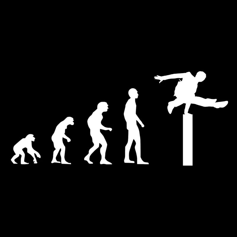 parkour parcours shirt gift geschenk Evolution