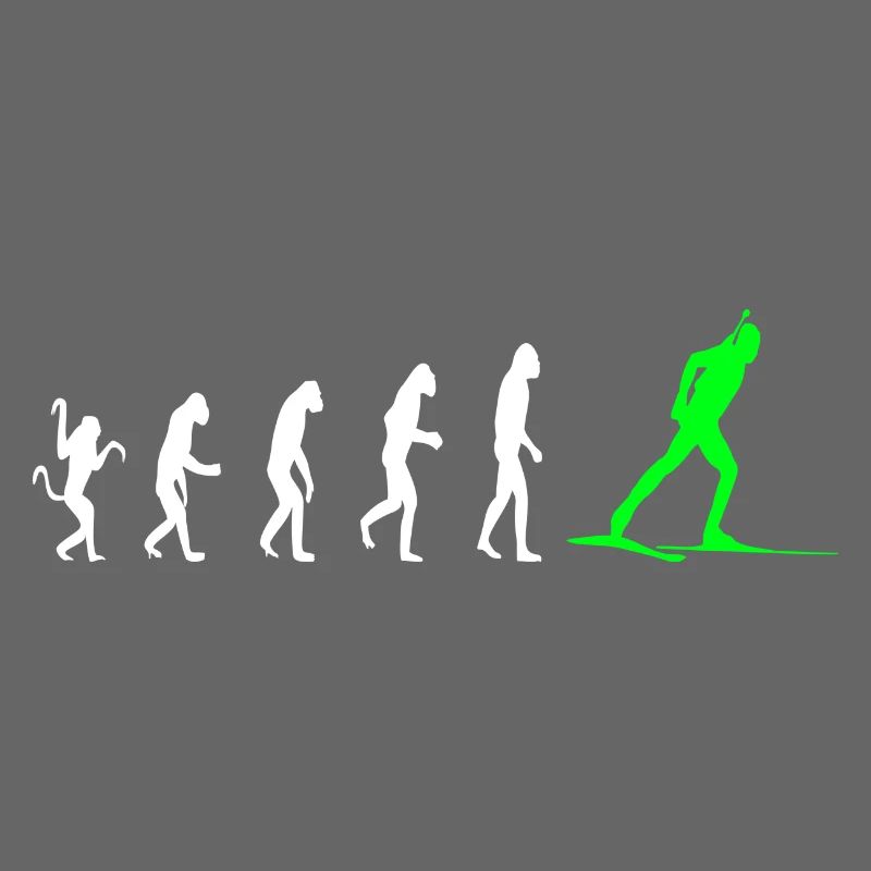 Biathlon Geschenk Evolution