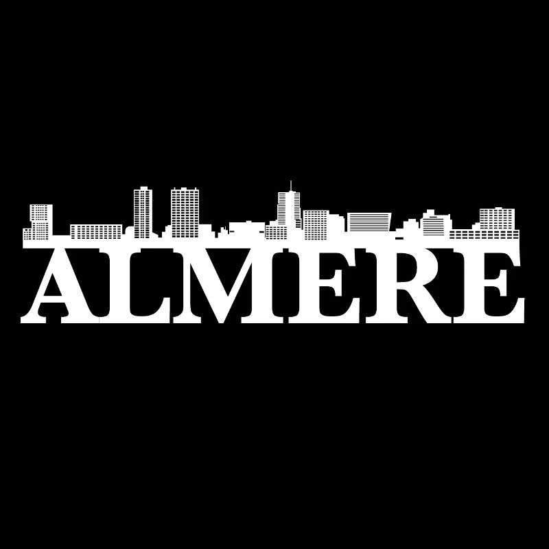 Idée cadeau Almere Pays-Bas Skyline