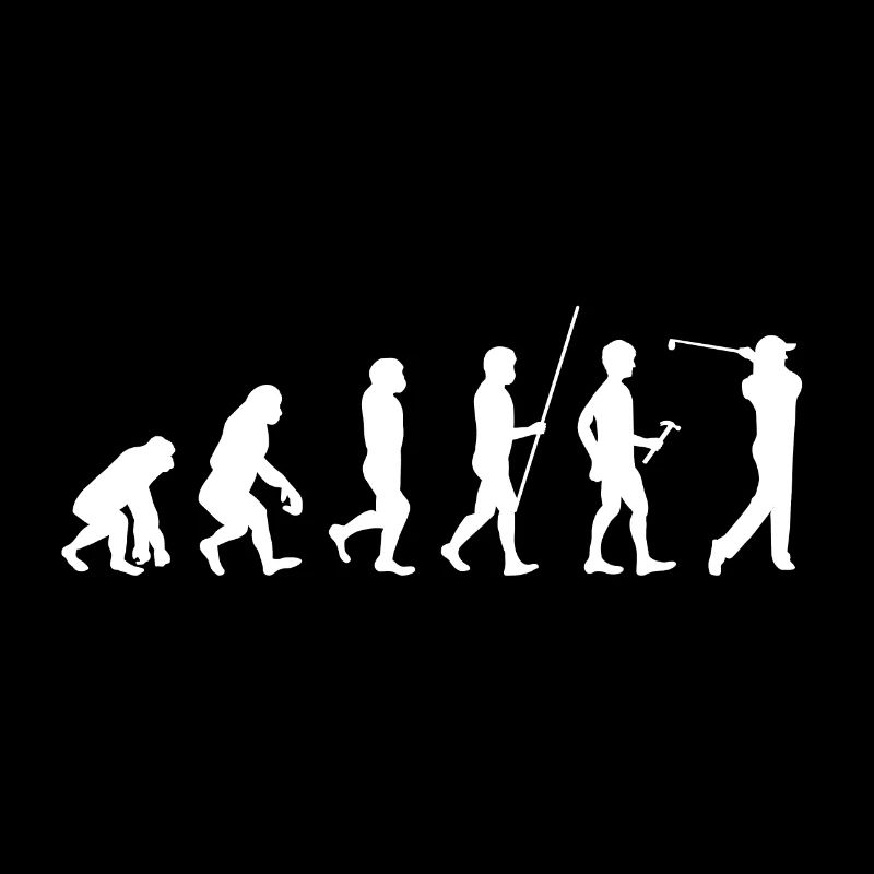 Evolution Golf Golfer Golfing Golfball Golfschla ge