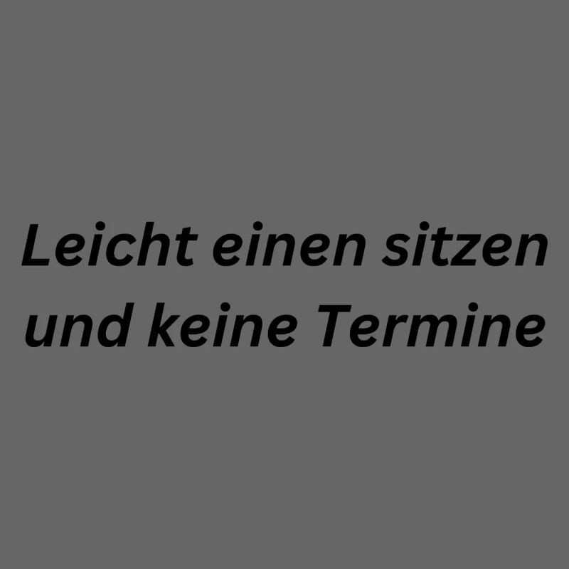 Leicht einen sitzen