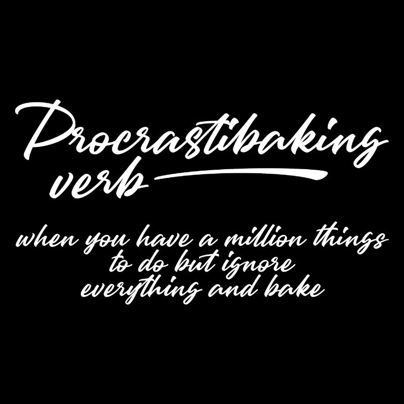 Description de la définition de procrastibaking