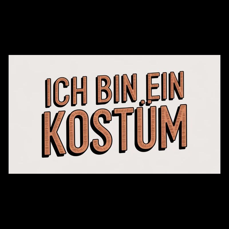 Ich bin ein Kostüm