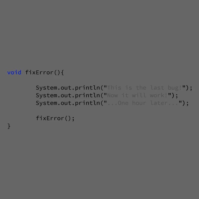Never ending errors...