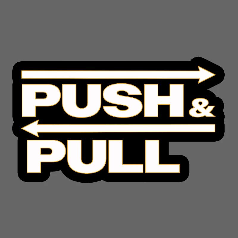 Push and Pull black