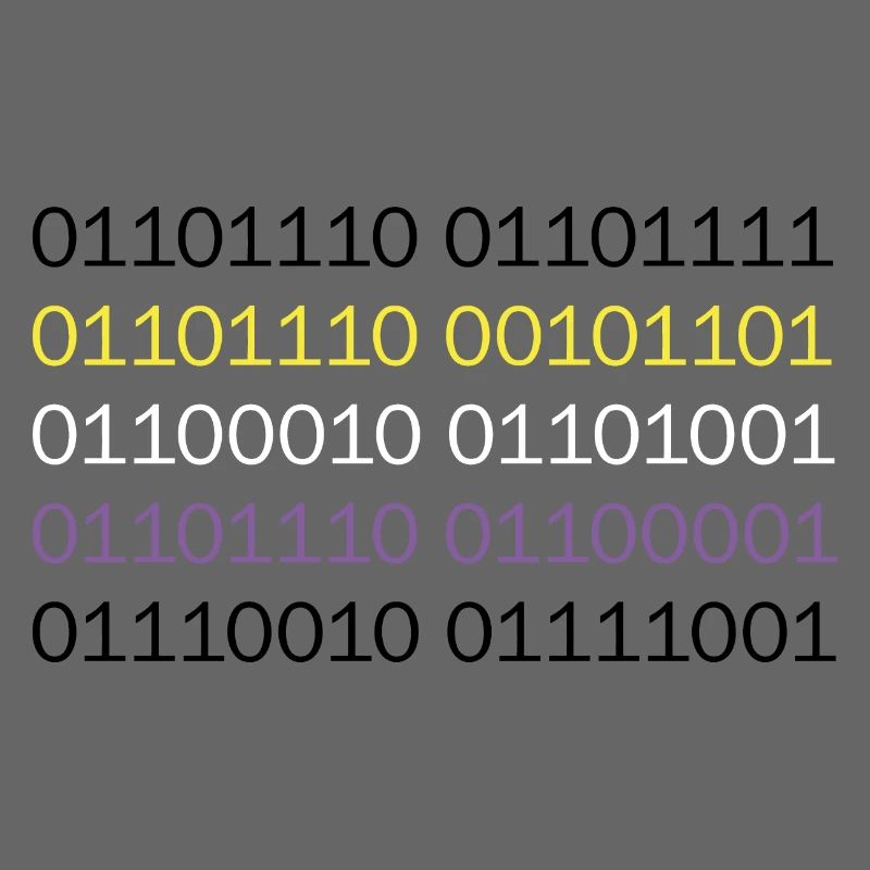 NON-BINARY zu Binärcode