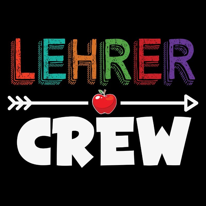 Lehrer Crew Lehrerin Schule Geschenk Lehrersprüche