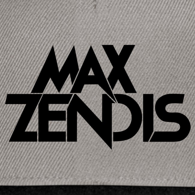 MAX ZENDIS Logo Big - White/Black