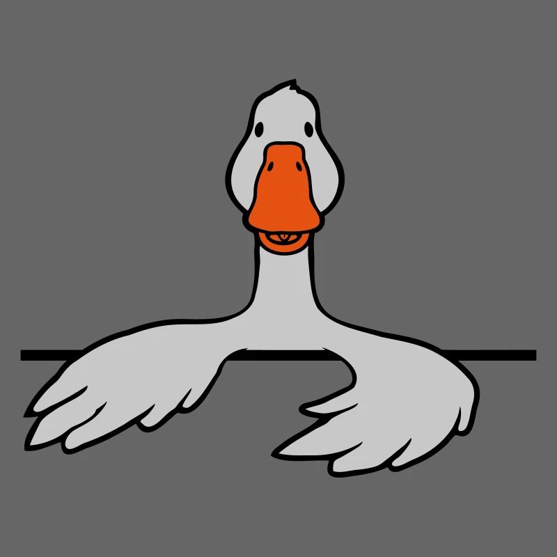 Hinter Mauer Gans Comic