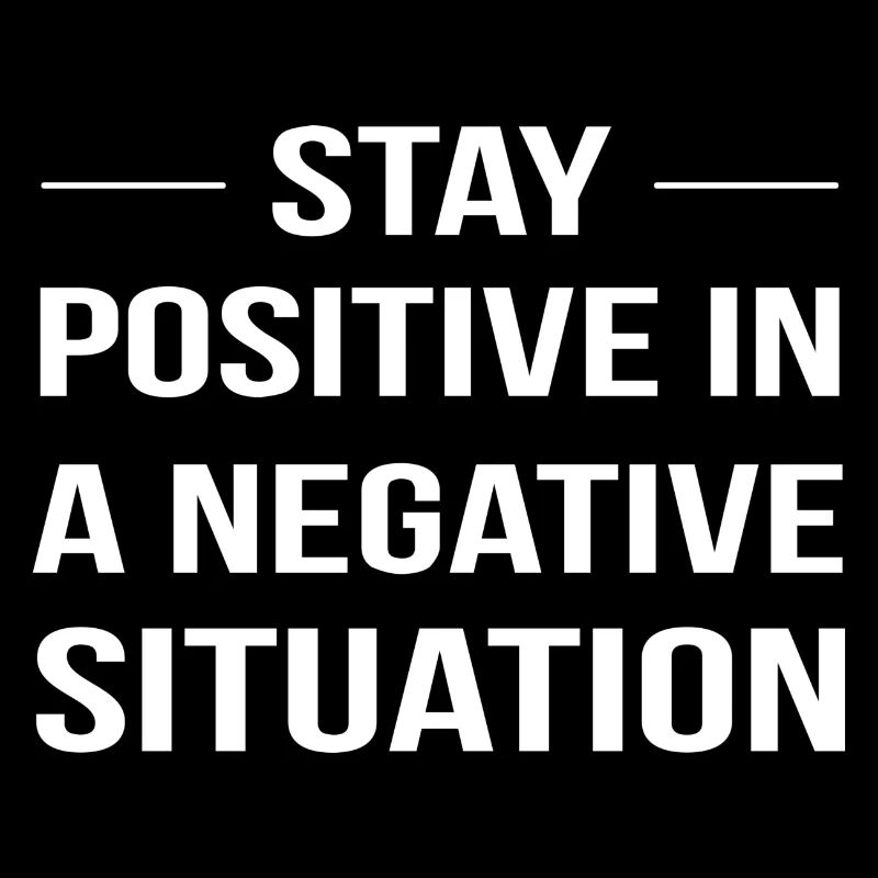Positiv bleiben in einer negativen Situation