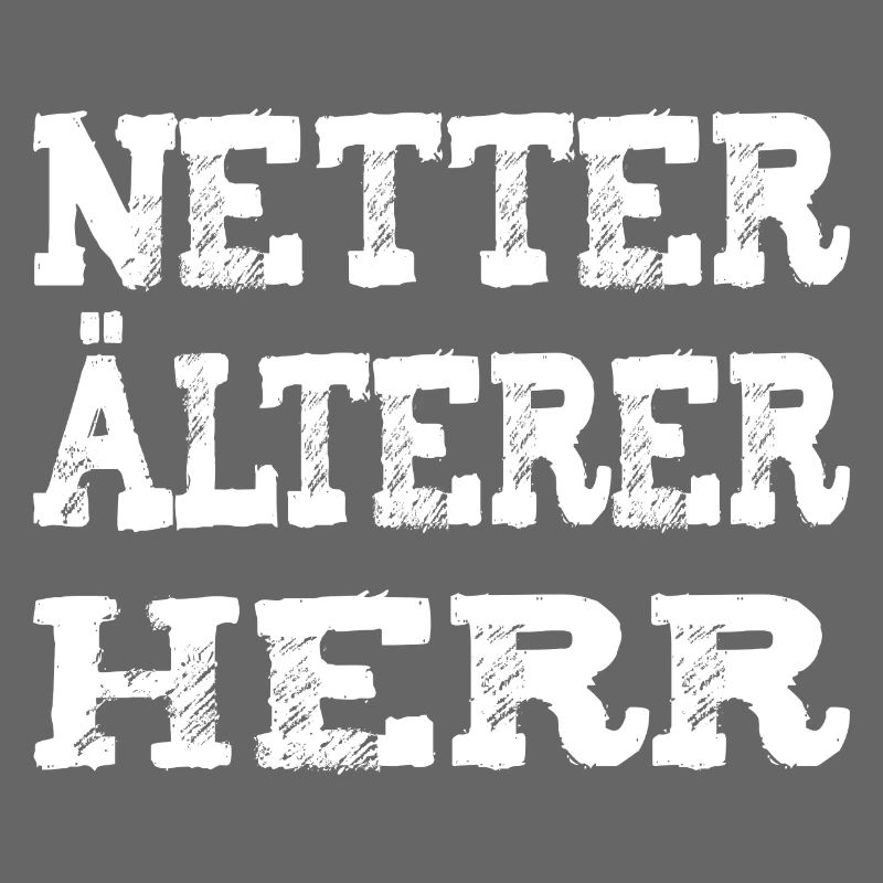 Netter älterer Herr Design