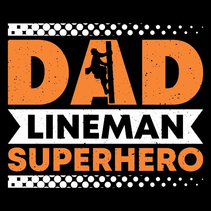 Papa Leitungsmonteur Superheld