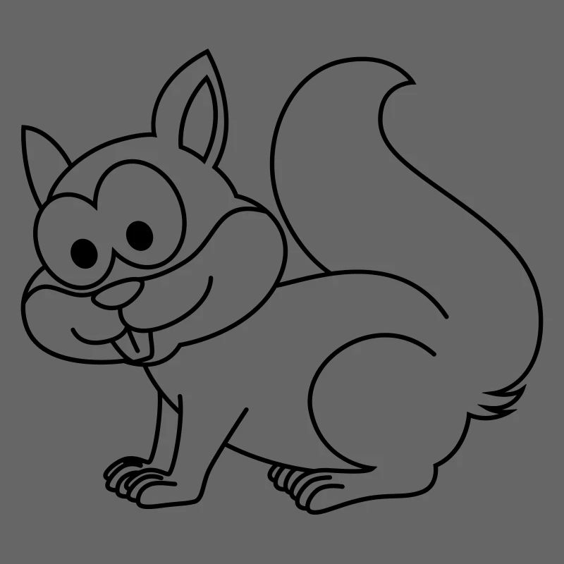 Squirrel Comic Animal