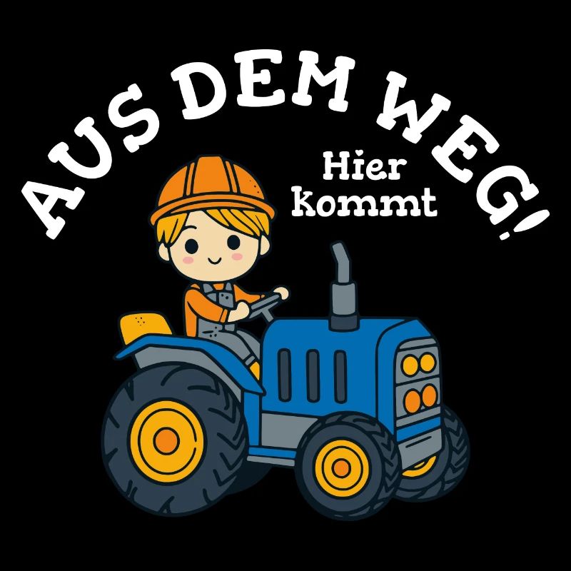 Traktor Junge Kinder Name Vorlage