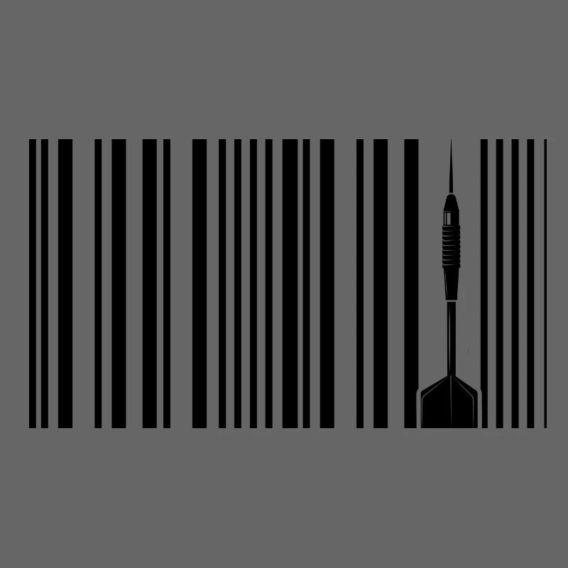 Fléchettes Joueur de fléchettes Fléchettes « Dart-Barcode-Dartcode »