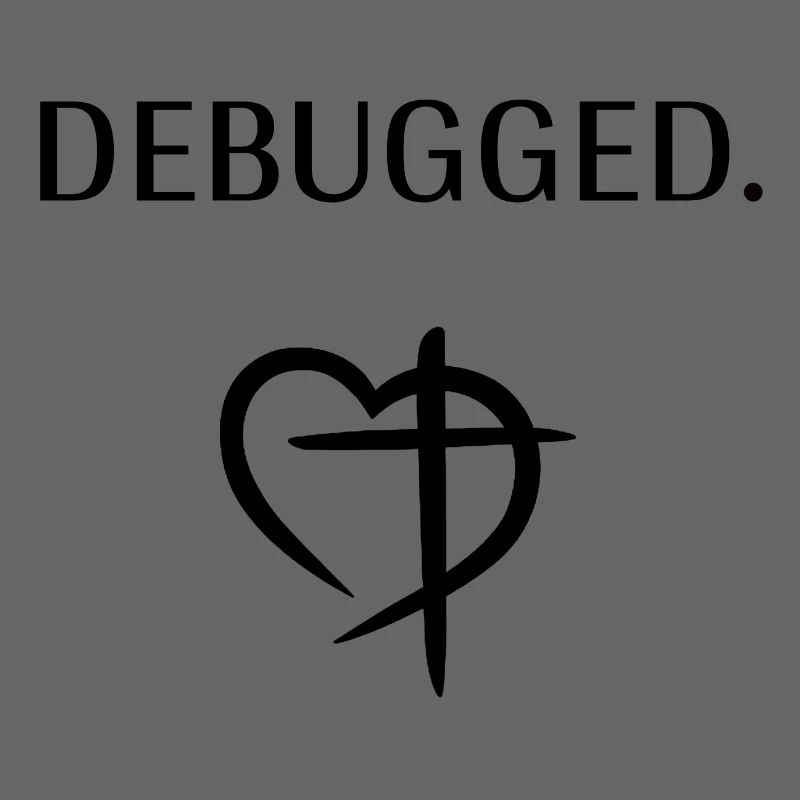 DEBUGGED - Frontprint (schwarz)