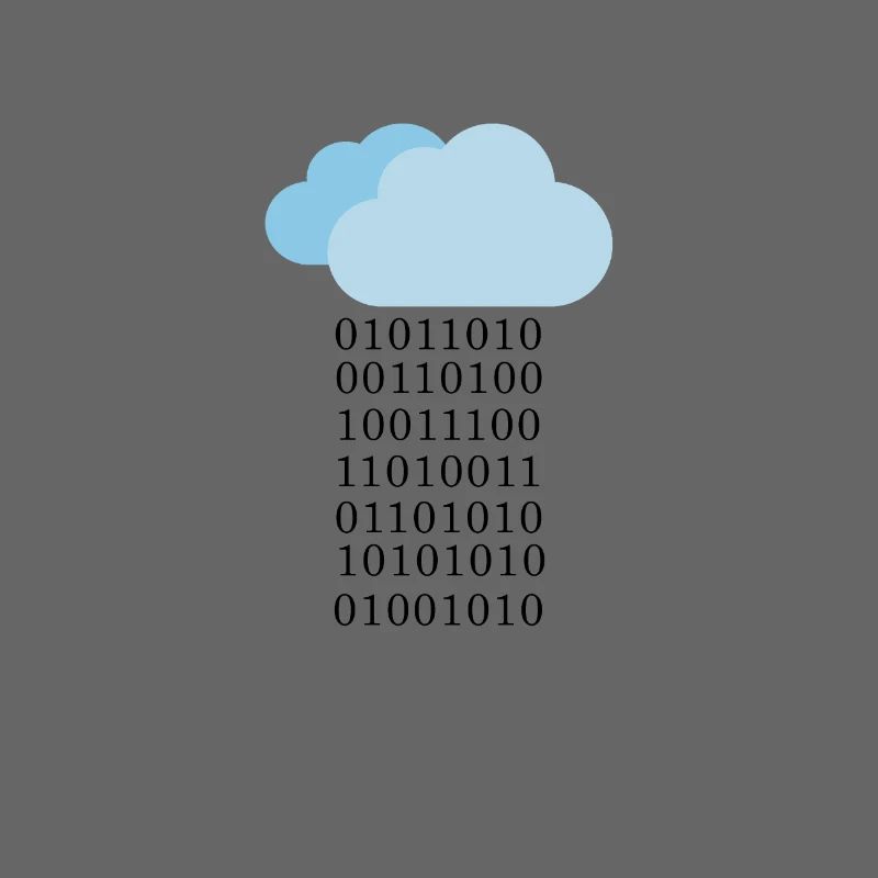 Programmierer Binärwolke