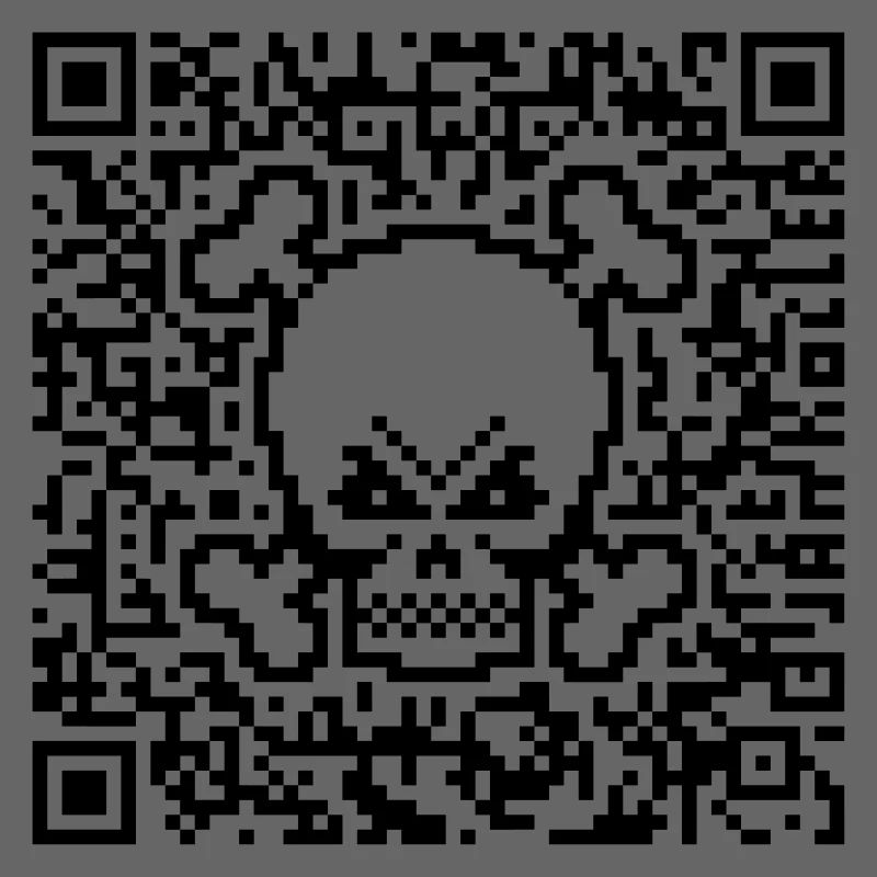 Skull / Skull (Quick Response Code / P)
