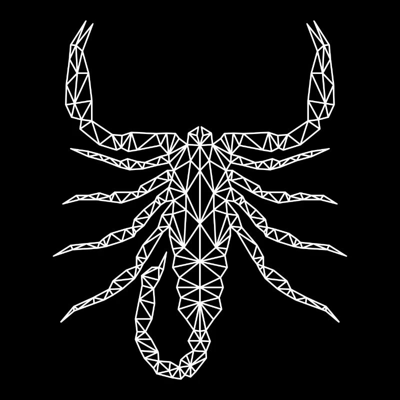 signe du zodiaque polygone scorpion