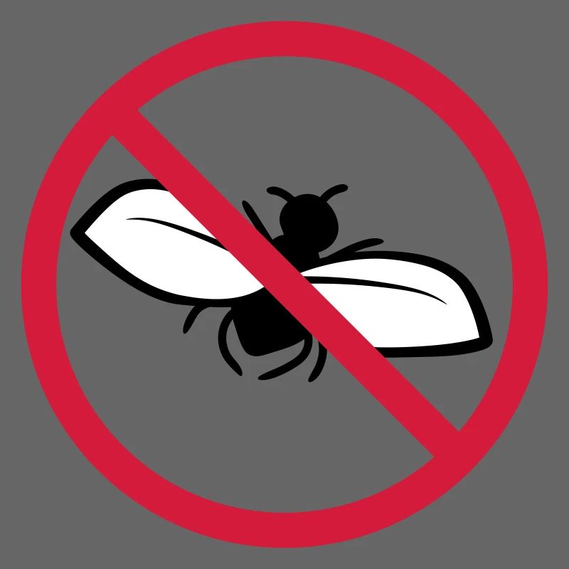 Fliege Verboten Schild