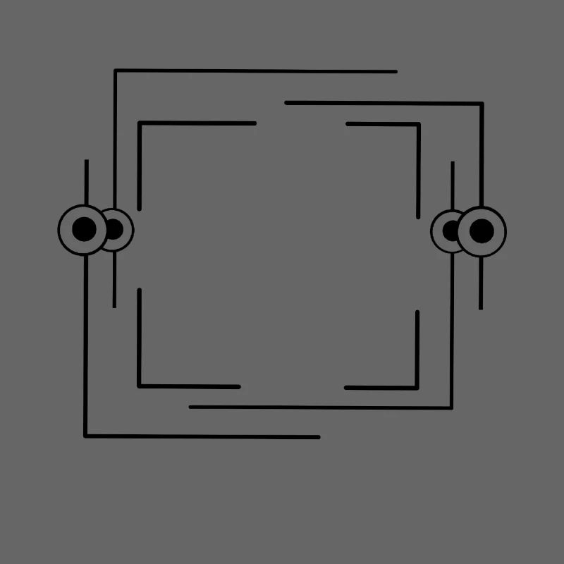 Black border Dash line Basic text