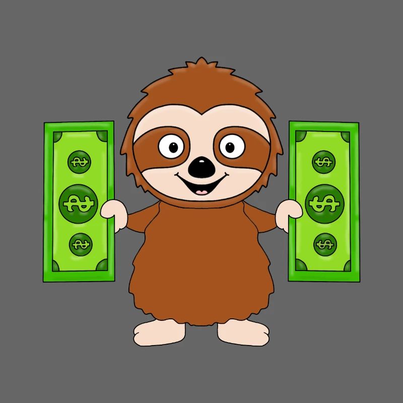 FAULTIER - GELD - TIER - TIERISCH
