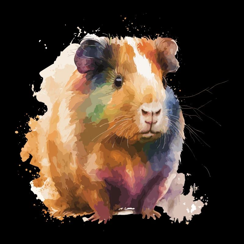 Illustration du propriétaire du cochon d’Inde