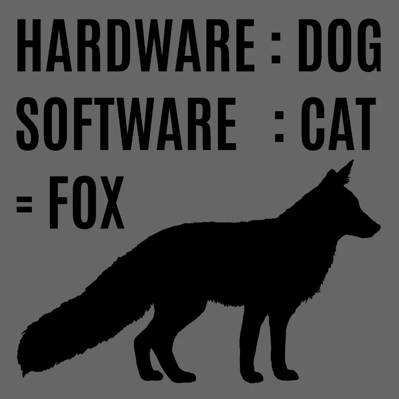 Fuchs Hardware Hund Software Katze