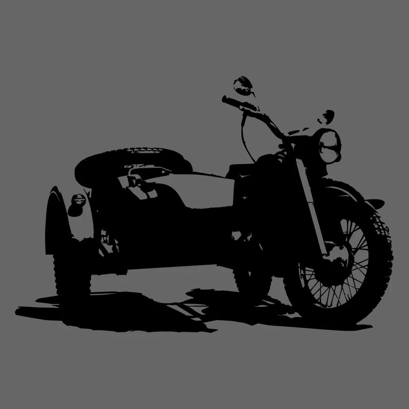 Seitenwagen Motorrad Oldtimer