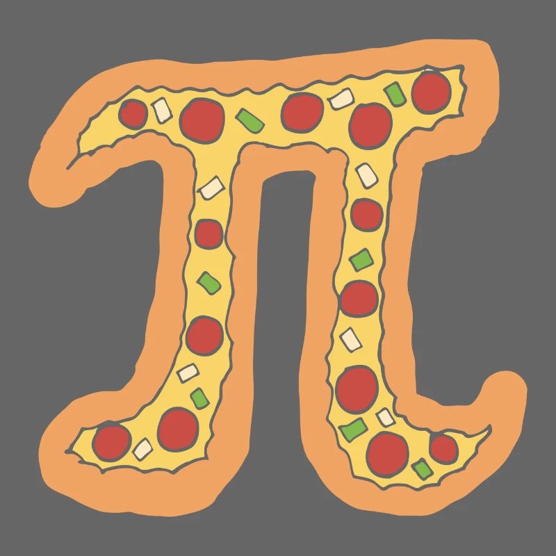 Pizza Pi Lustige Visual Math Wortspiel Geschenk