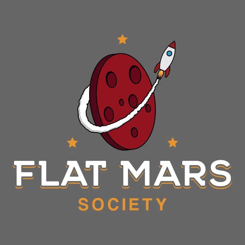 Flat Mars Gesellschaft Geschenk