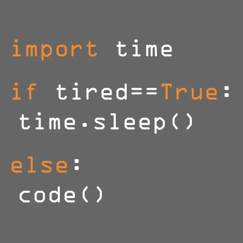 Python Code Import Sleep Tired Loop