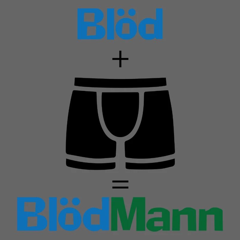 Blödmann Mann Idiot Geschenk provokant Spruch Idee