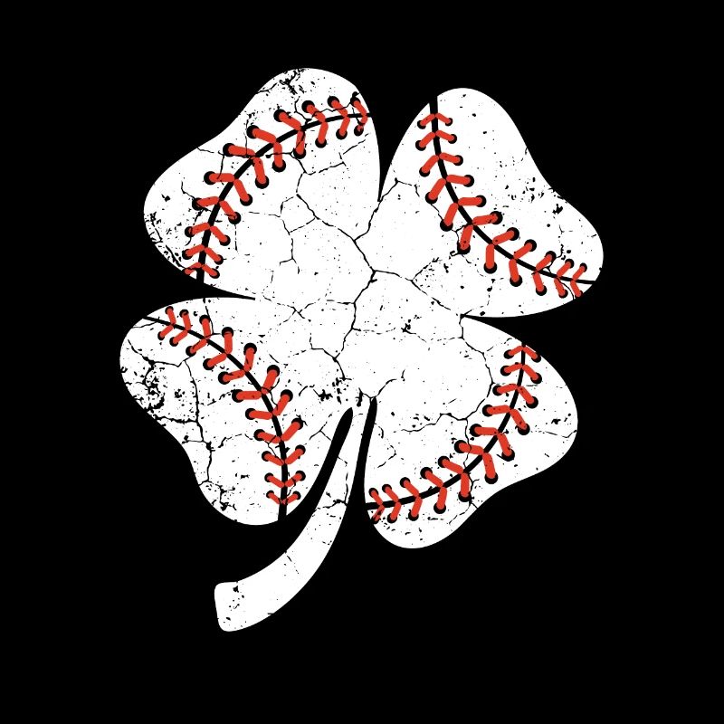 Baseball St Patricks Day, trèfle feuille, trèfle