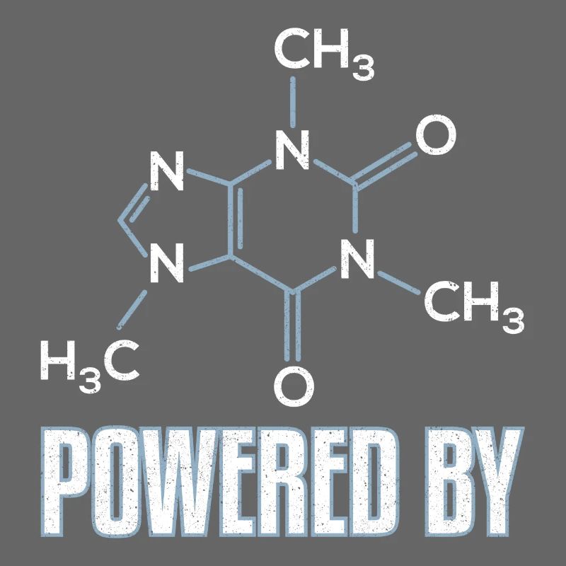Powered By Caffeine Molecule Gift