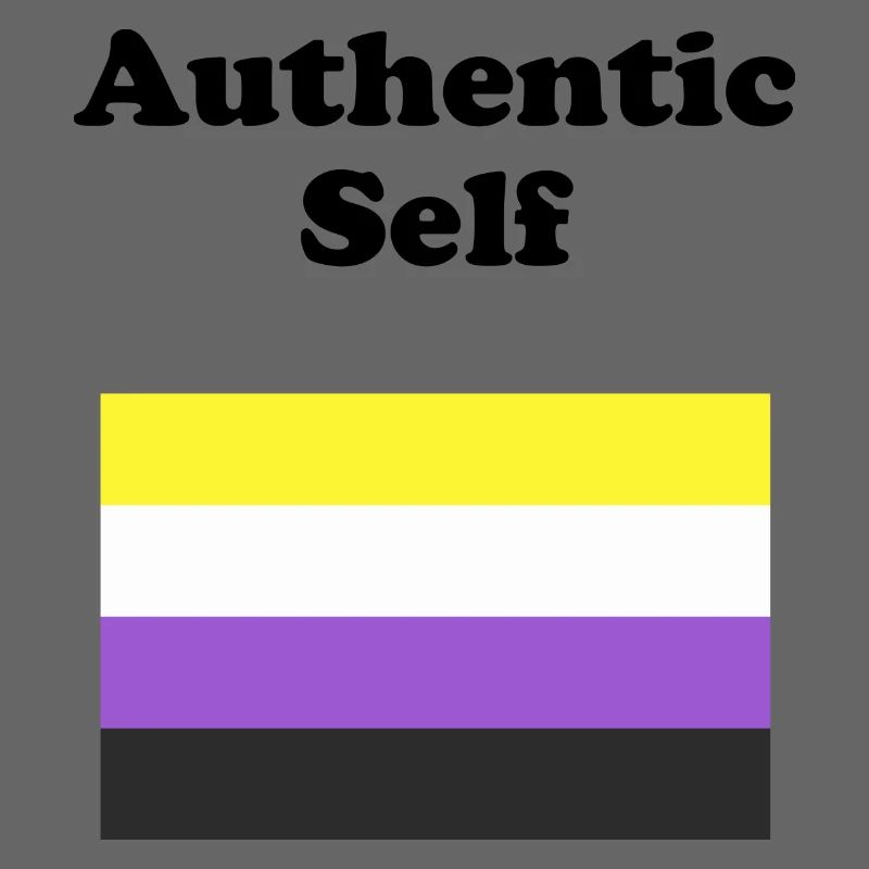 Non Binary Flag Authentic Self