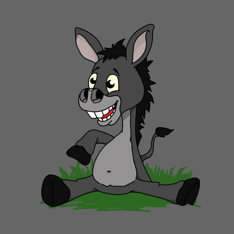 Lustiges Esel Baby oder Kind Tshirt Geschenk