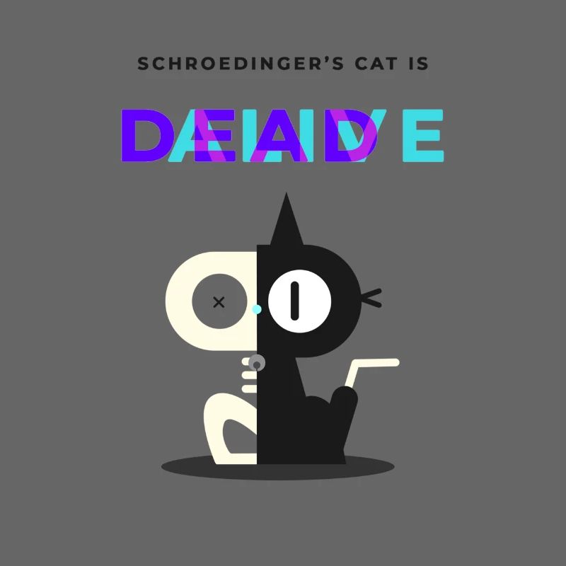 Schrodinger's Cat Physicist Nerd