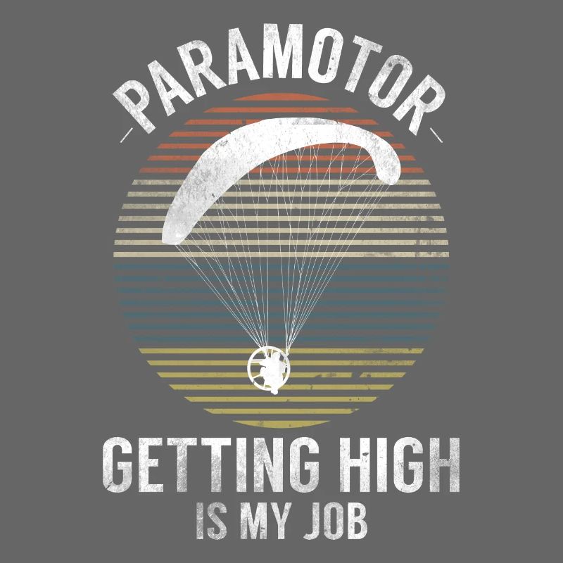 Le paramoteur devient haut est mon travail paramoteur