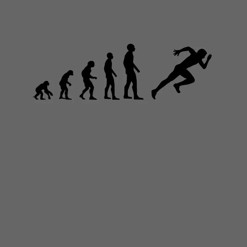 Running human evolution runner sprint