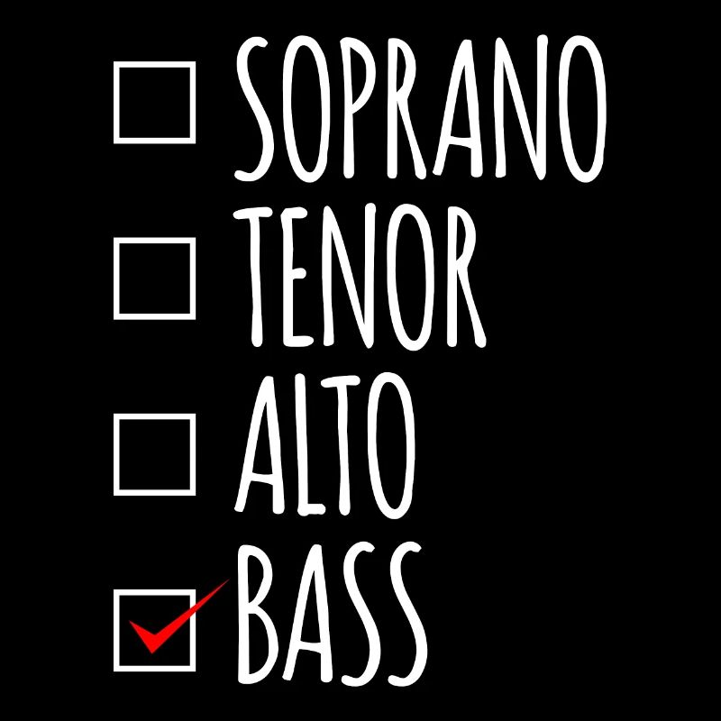 Voix de choeur de basse soprano ténor alto