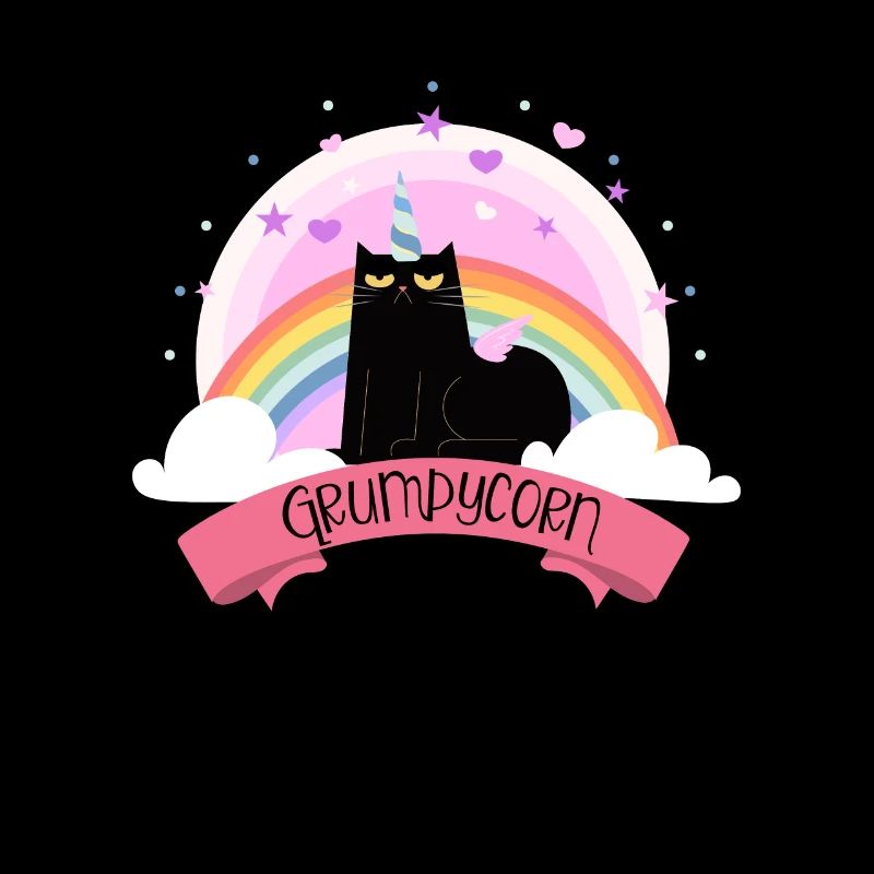 Grumpycorn Grumpy Unicorn Cat